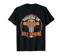 Hooping On Holy Ground Christian Basketball Faith T-Shirt