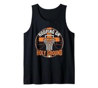 Hooping On Holy Ground Christian Basketball Faith Tank Top