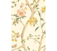 Hoopla Walls Bird Song - Autumn 10m Wallpaper in Yellow Hoopla Walls Yellow 10m