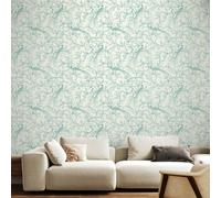 Hoopla Walls Bird Toile - Duckegg Blue 10m Wallpaper