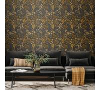 Hoopla Walls Botanical Leaves - Bronze Age 10M Wallpaper