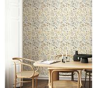 Hoopla Walls Botanical Leaves - Stone & Sand 10m Wallpaper