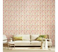 Hoopla Walls Building Blocks Coral Mix Wallpaper