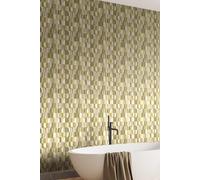 Hoopla Walls Building Blocks Matt Wallpaper in Olive Hoopla Walls Olive