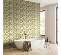 Hoopla Walls Building Blocks Olive Mix Wallpaper