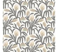 Hoopla Walls Chunky Flower Black & White Smooth Matt Wallpaper