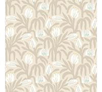 Hoopla Walls Chunky Flower Hazelwood Smooth Matt Wallpaper