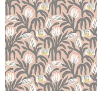 Hoopla Walls Chunky Flower Powder Puff Smooth Matt Wallpaper