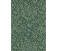 Hoopla Walls Damask Trail Wallpaper in Dark Green Hoopla Walls Dark Green