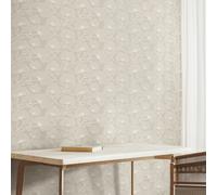 Hoopla Walls Dash Trail - Soft Fossil 10m Wallpaper
