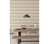 Hoopla Walls Deco Arch Matt Wallpaper in Navy Hoopla Walls Navy
