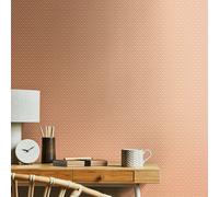 Hoopla Walls Ditsy Diamond - Salmon 10m Wallpaper