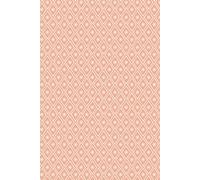 Hoopla Walls Ditsy Diamond - Salmon 10m Wallpaper in Orange Hoopla Walls Orange 10m