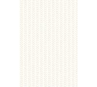 Hoopla Walls Ditsy Leaf Stripe Wallpaper in Cream Hoopla Walls Cream