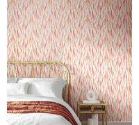 Hoopla Walls Eucalyptus Whisper - Coral Mix 10m Wallpaper