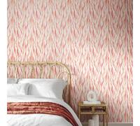 Hoopla Walls Eucalyptus Whisper - Coral Mix 10M Wallpaper