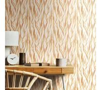 Hoopla Walls Eucalyptus Whisper - Sand & Peach 10m Wallpaper