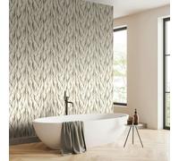 Hoopla Walls Eucalyptus Whisper - Stone & Linen 10m Wallpaper