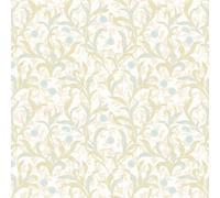 Hoopla Walls Floral Trail Sky & Apple Wallpaper