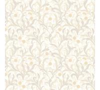 Hoopla Walls Floral Trail Stone Wallpaper