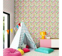 Hoopla Walls Folk Floral - Tutti Frutti 10m Wallpaper - Tutti Frutti