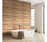 Hoopla Walls Horizontal Stripe Mustard Yellow Wallpaper