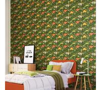 Hoopla Walls Jurassic Party Olive Jungle 10M Wallpaper