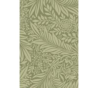 Hoopla Walls Leaf Vine Wallpaper in Olive Hoopla Walls Olive