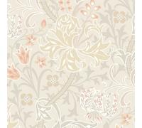 Hoopla Walls Lily Ogee Natural Stone Smooth Matt Wallpaper