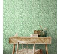 Hoopla Walls Maze Squiggle - Emerald 10M Wallpaper