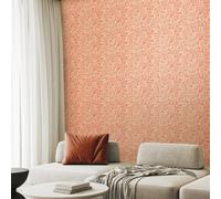 Hoopla Walls Maze Squiggle - Orange Mix 10M Wallpaper