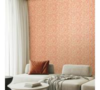 Hoopla Walls Maze Squiggle - Orange Mix 10m Wallpaper