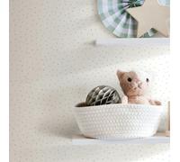Hoopla Walls Mini Dots - Seafoam 10m Wallpaper - Seafoam