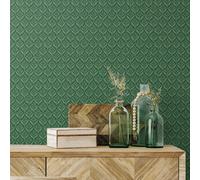Hoopla Walls Mini Leaf - Forest 10m Wallpaper
