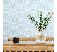 Hoopla Walls Mini Leaf - Sky 10m Wallpaper