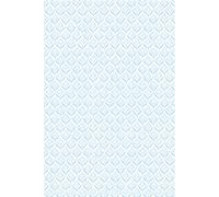 Hoopla Walls Mini Leaf - Sky 10m Wallpaper in Blue Hoopla Walls Blue 10m
