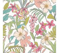Hoopla Walls Oasis Apple & Rose Smooth Matt Wallpaper