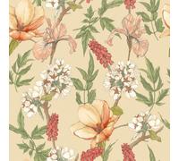 Hoopla Walls Orchid Bloom Amber Smooth Matt Wallpaper