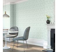 Hoopla Walls Paisley - Duck Egg Blue 10m Wallpaper - Duck Egg Blue