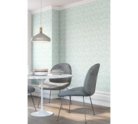 Hoopla Walls Paisley Matt Wallpaper in Duck Egg Blue Hoopla Walls Duck Egg Blue