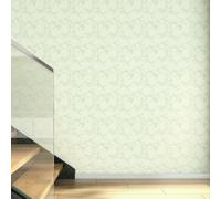 Hoopla Walls Paisley - Mint Green 10m Wallpaper - Mint Green