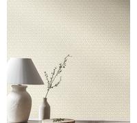 Hoopla Walls Purity Mini Leaf Linen Wallpaper
