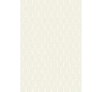 Hoopla Walls Retro Arch Matt Wallpaper in Cream Hoopla Walls Cream