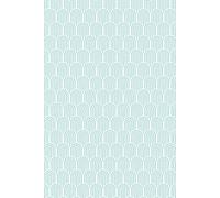Hoopla Walls Retro Arch Matt Wallpaper in Teal Hoopla Walls Teal