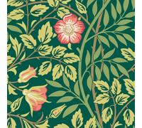 Hoopla Walls Rosehip Trail Forest Green Smooth Matt Wallpaper