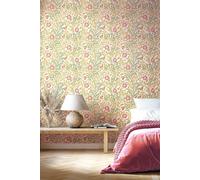 Hoopla Walls Rosehip Trail Matt Wallpaper in Olive Hoopla Walls Olive