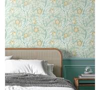 Hoopla Walls Rosehip Trail - Seafoam 10m Wallpaper - Seafoam
