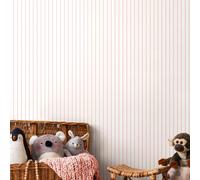 Hoopla Walls Scallop Stripe - Rose 10m Wallpaper