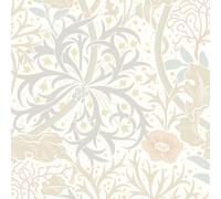 Hoopla Walls Seaweed Garden Linen Smooth Matt Wallpaper