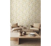 Hoopla Walls Seaweed Garden Matt Wallpaper in Light Grey Hoopla Walls Light Grey